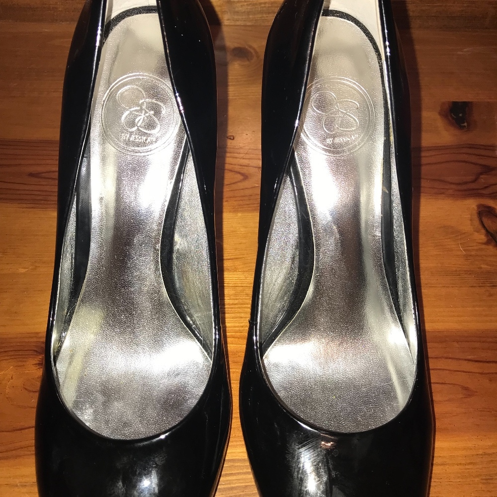 JESSICA SIMPSON SHINY HIGH HEEL SHOES