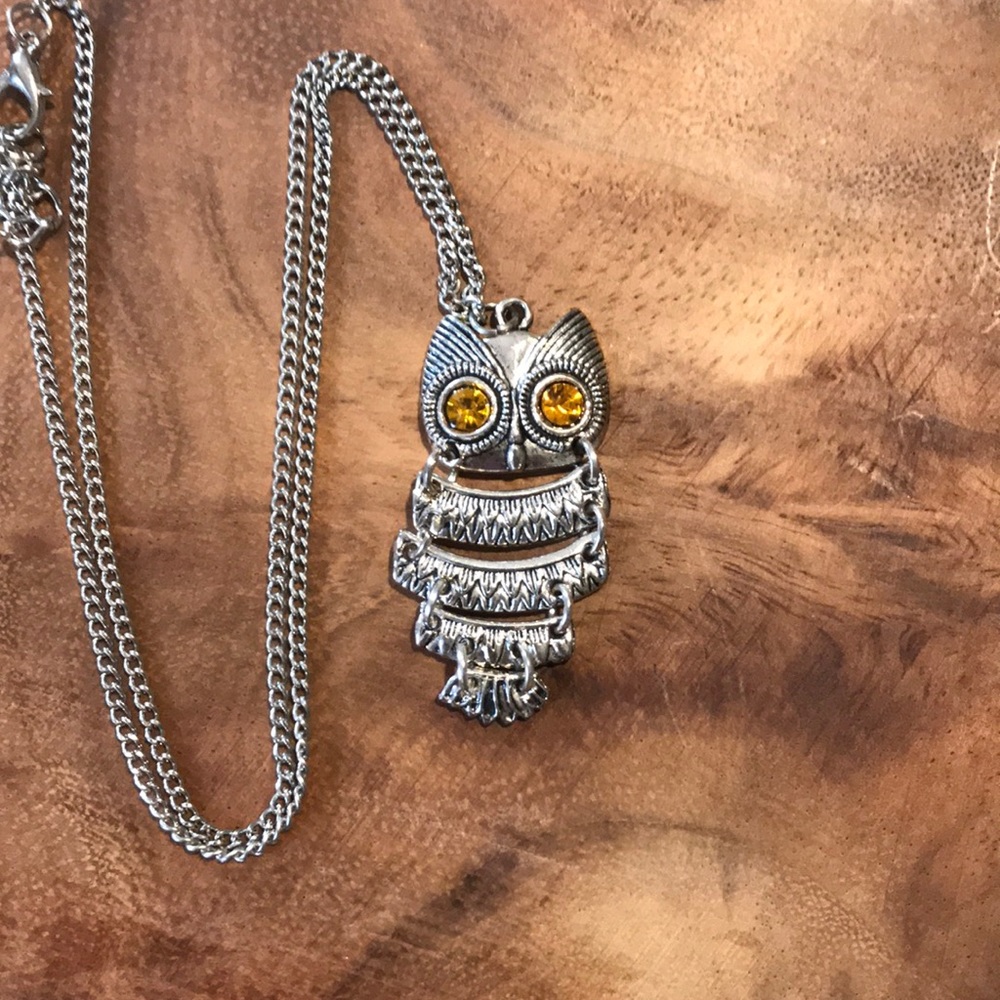 🦉SILVER OWL NECKLACE🦉