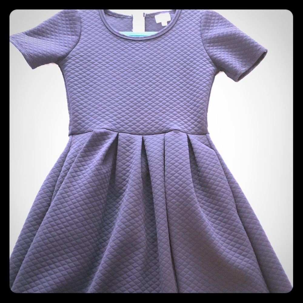 LulaRoe Navy Blue Amelia Dress size XS