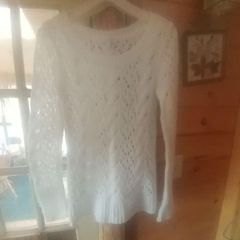 Delias cream sweater
