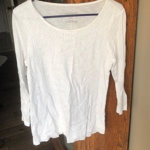 White lace long sleeve