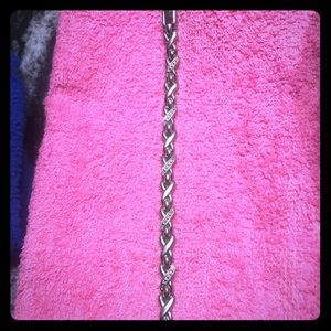 Silver tone bracelet