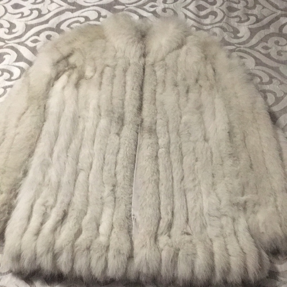 Saga Fox Blue Fox Coat. Small
