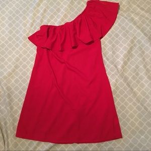 One shoulder dress