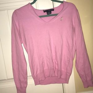 Ralph Lauren Sport Pink Long Sleeve Sweater M