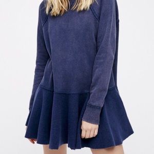 Free People sweatshirt tunic size XS lilac