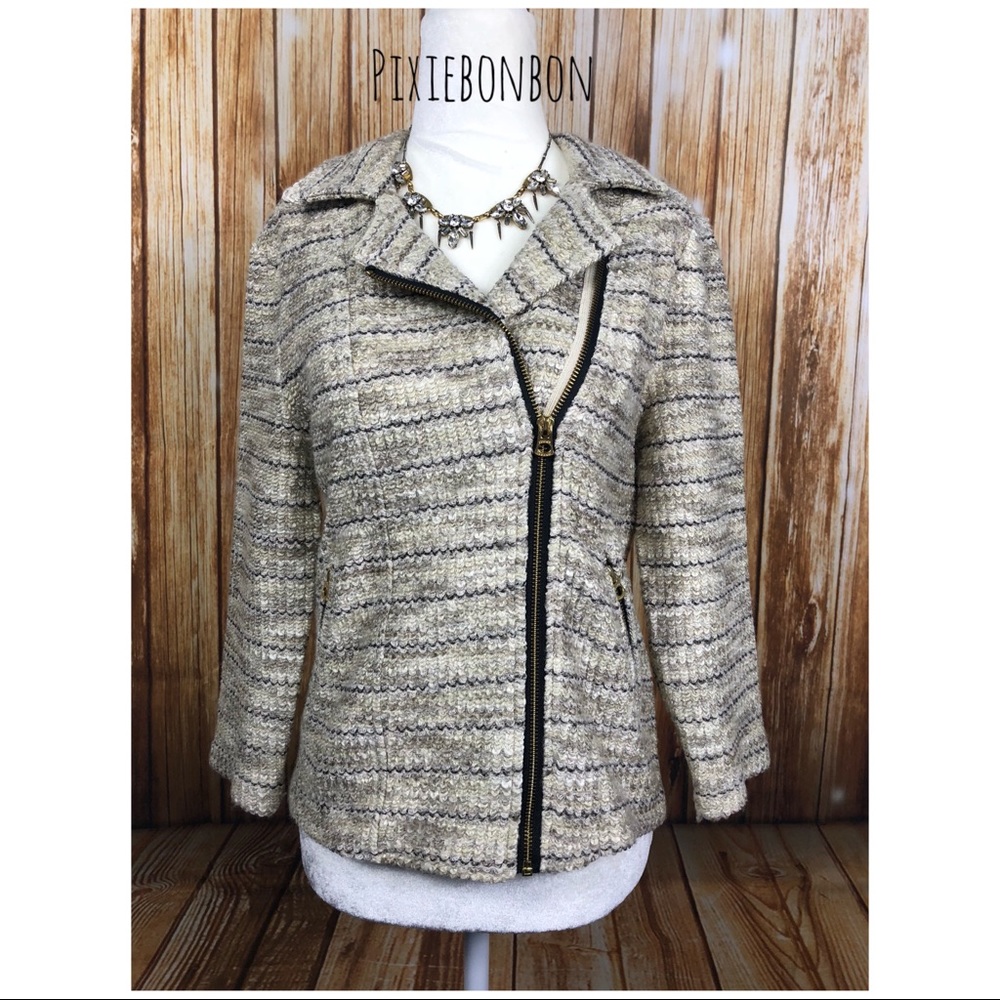 Lucky Brand Boucle Blazer Jacket