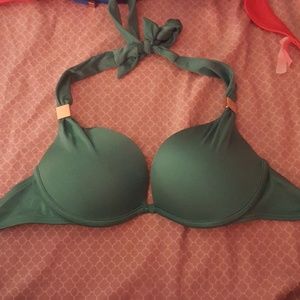 Green Victoria secret bathing suit top