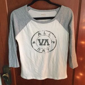 RVCA baseball t shirt
