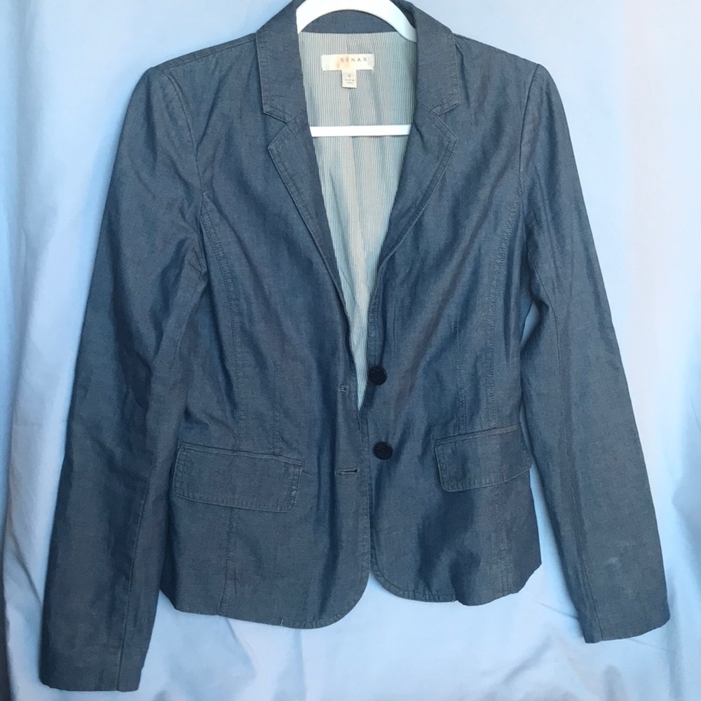 Kenar Chambray Blazer