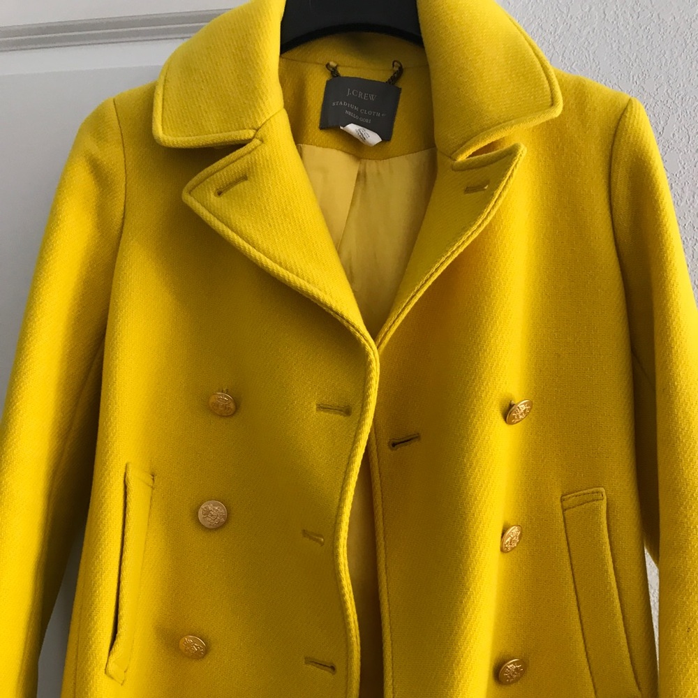 J Crew Stadium Cloth Pea Coat, 2P