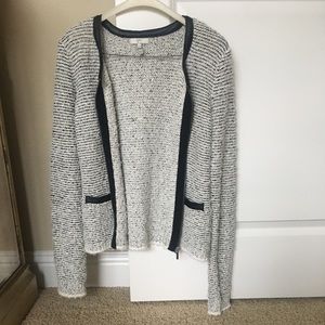 Joie Textured Jacket/Sweater with Shoulder Pads