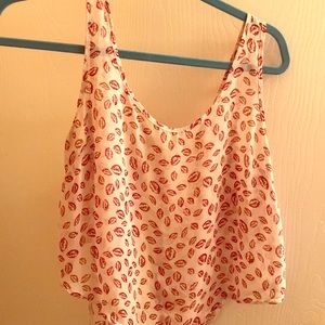 Brandy Melville kiss tank top