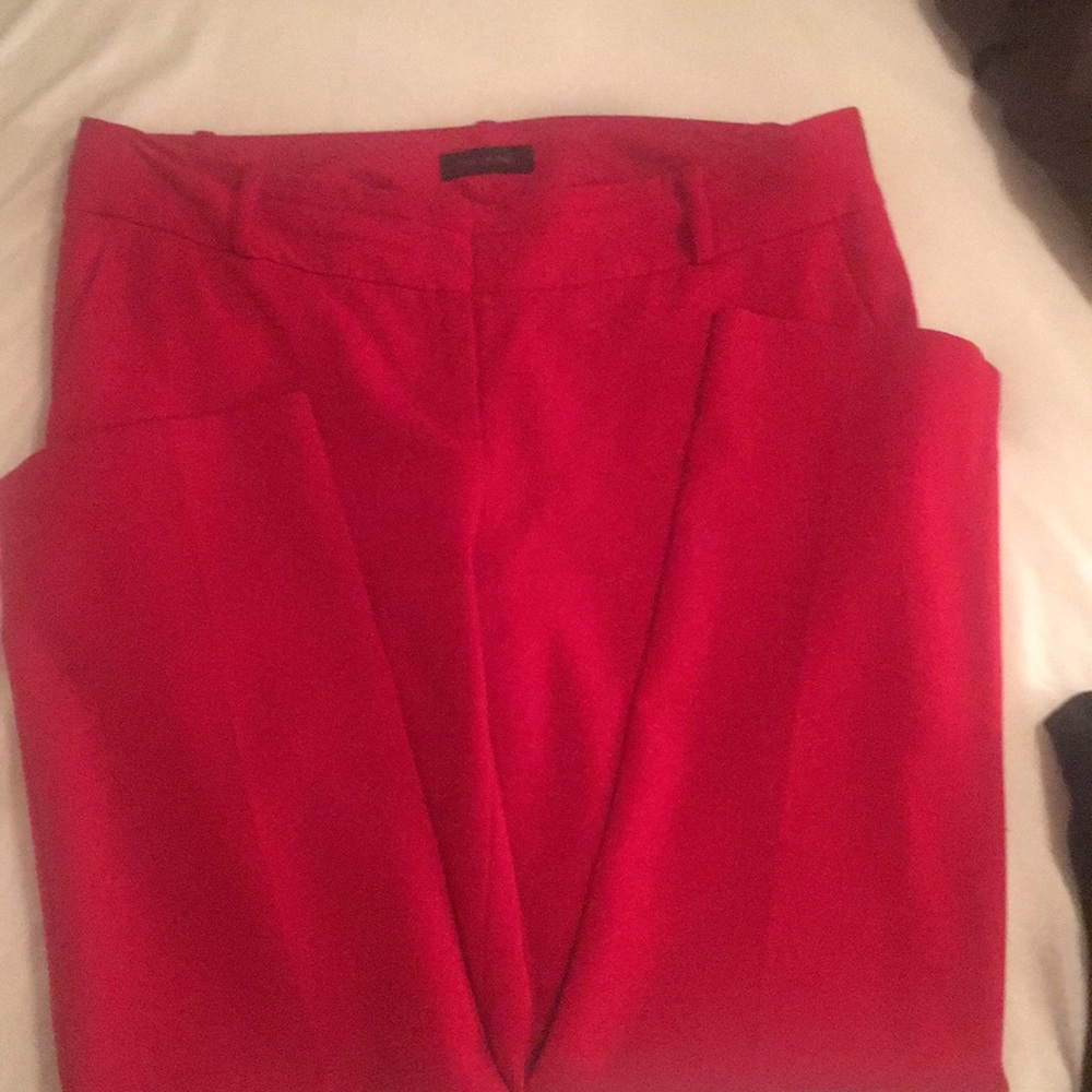 The Limited Red Pants- 10 Petite