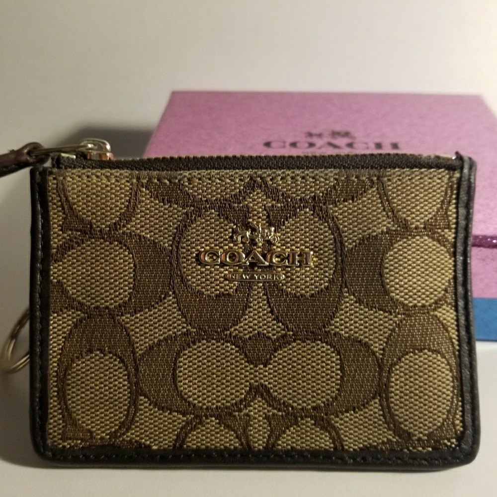 Coach keyring wallet with original packaging!
