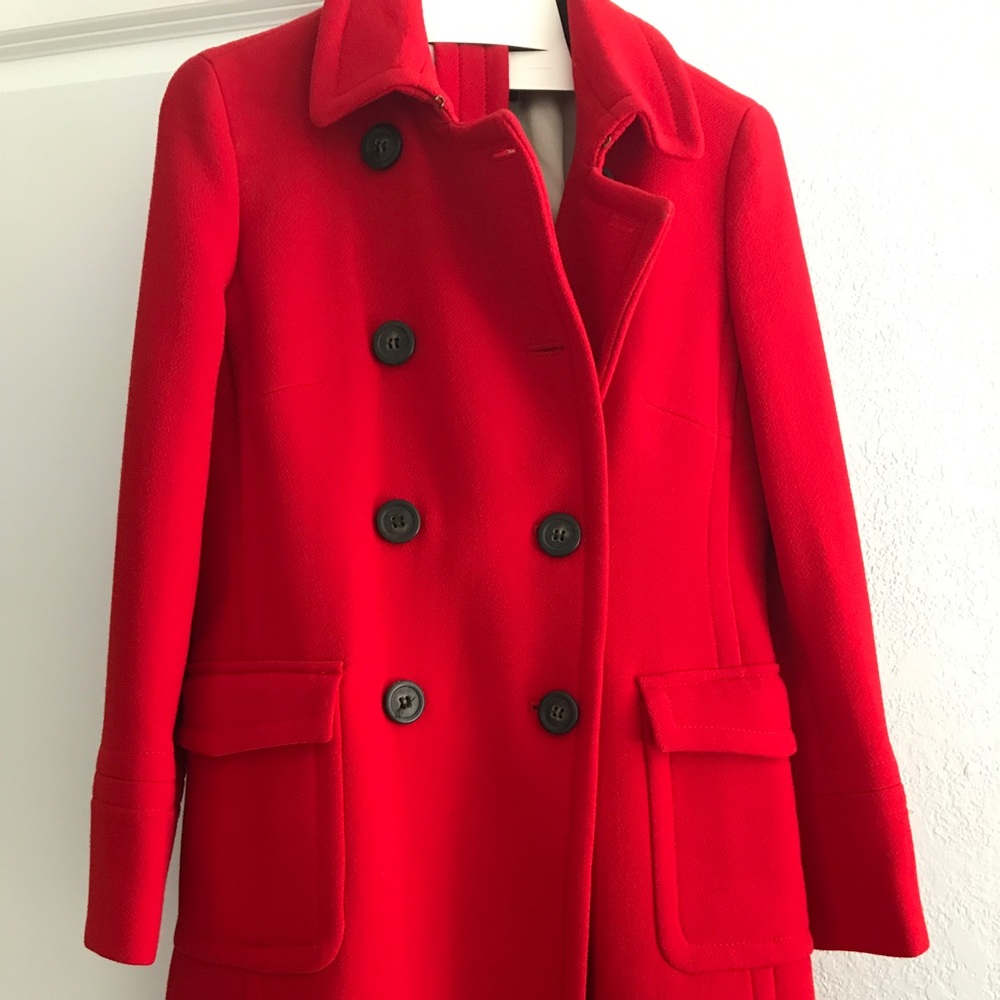 J Crew Double Cloth Wool Coat, 2P