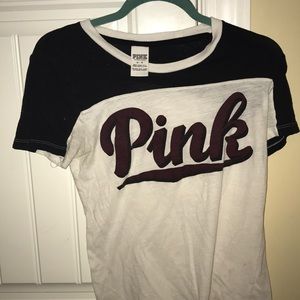 Pink Vs Short Sleeve Top Medium