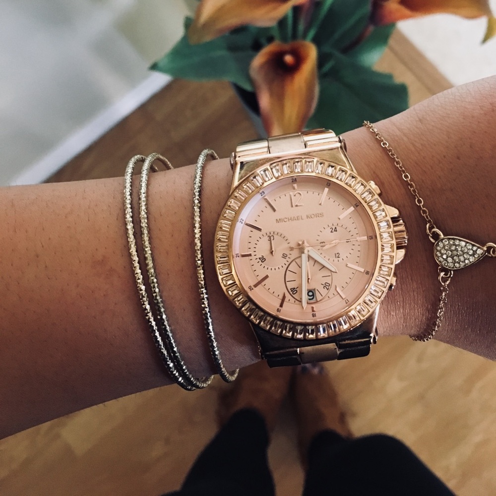 Michael Kors rose gold women’s watch