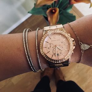 Michael Kors rose gold women’s watch