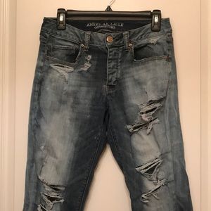 Distressed Tom Girl Jeans