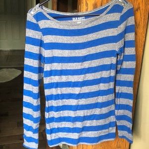 Blue and grey long sleeve