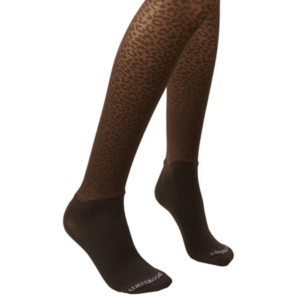 Bootights Cheetah Pattern Boot Tights Hose NIP