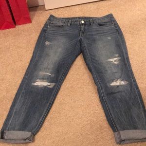 WHBM Girlfriend Ankle Jeans sz10
