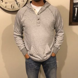 Gap Gray Soft Hoodie Shirt Size-L
