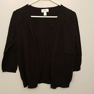 LOFT Black Cardigan
