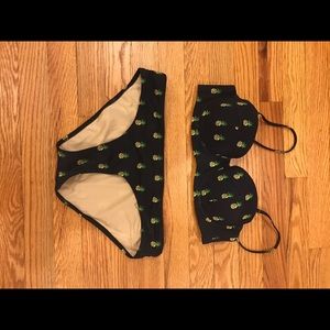 Pineapple print bikini from J. crew