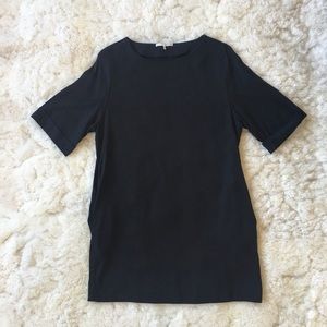 Oak + Fort XS Black Shirtdress