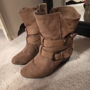 Brown booties