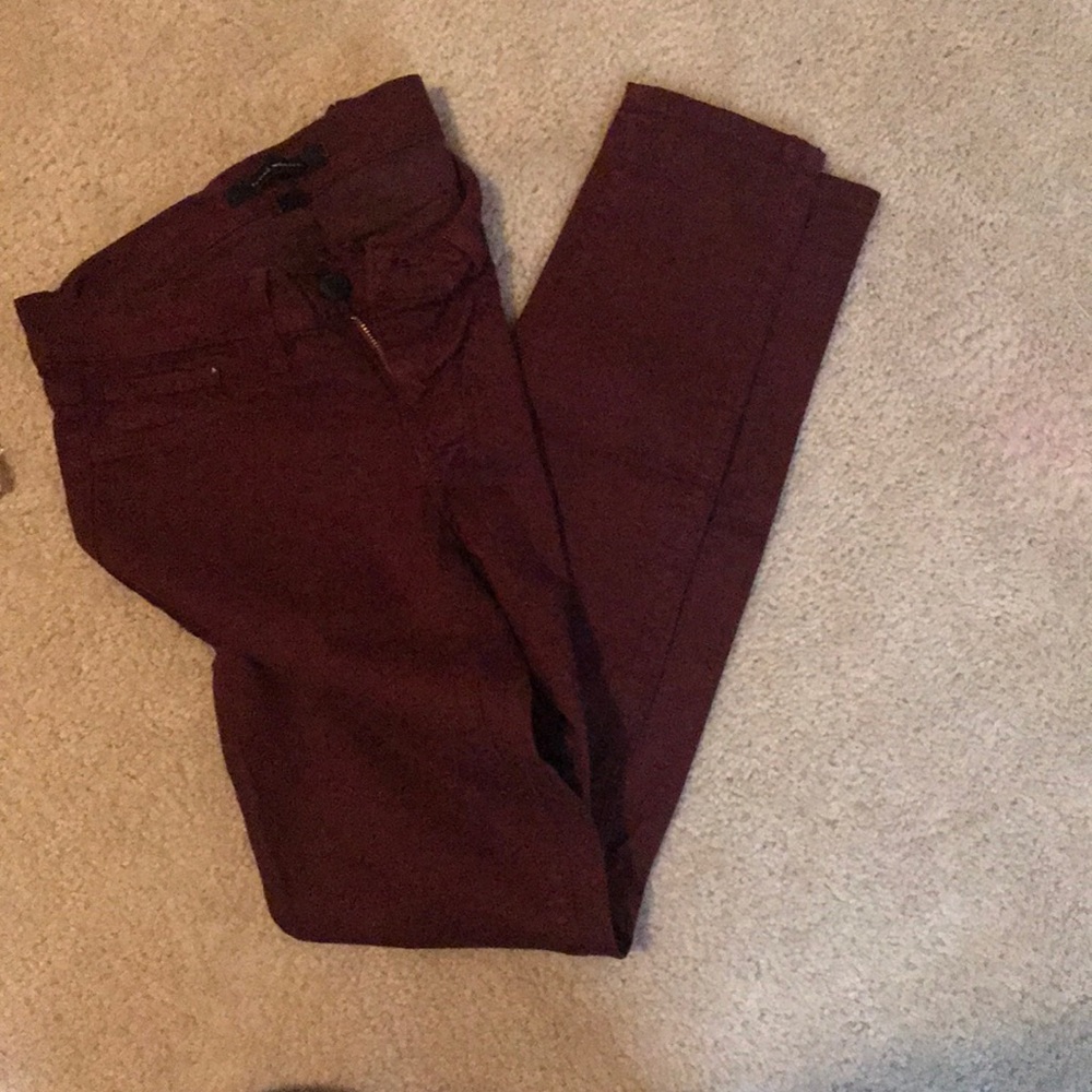 Flying monkey maroon jeans