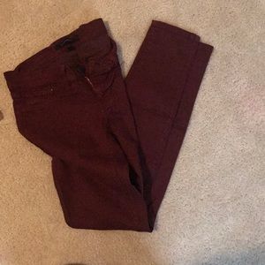 Flying monkey maroon jeans