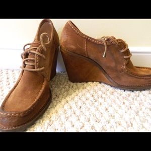 Frye Suede wedges
