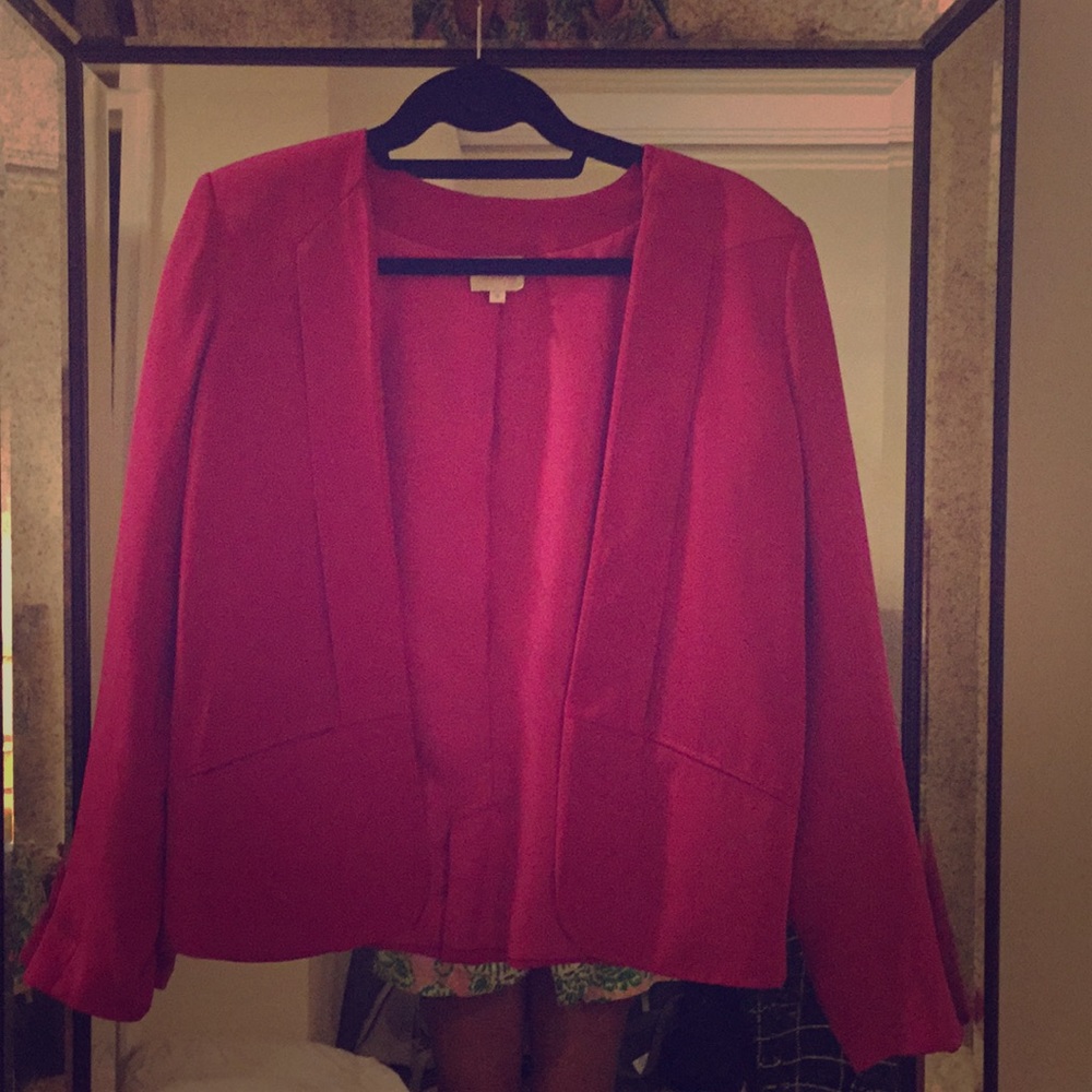 Pink Satin Jacket