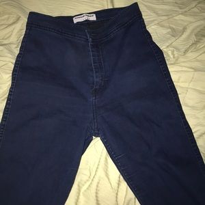American Apparel high waisted pants.
