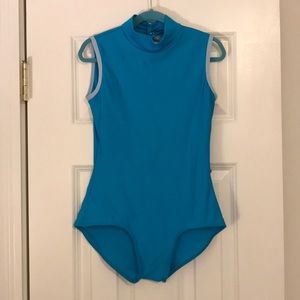 Blue Custom Yumiko Leotard Size M