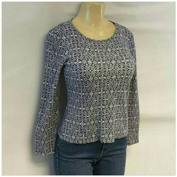 JONES NEW YORK SPORT, Navy White Top, size Small - Picture 4 of 8