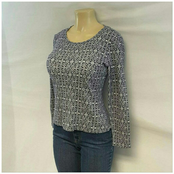 JONES NEW YORK SPORT, Navy White Top, size Small - Picture 5 of 8