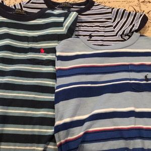 Striped polo t shirts