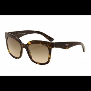 Prada Brown Gradient Sunglasses in Havana