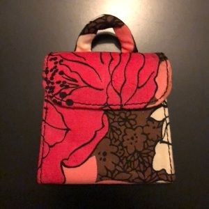 Vera Bradley Pocket Mirror in Mocha Rouge