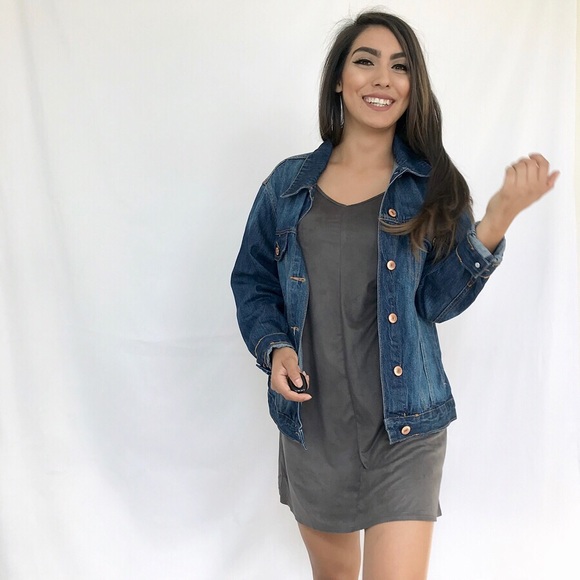 T & B Dresses & Skirts - • Suede Mini Dress •