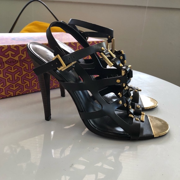 Tory Burch gladiator heels 9.5 - Picture 4 of 6