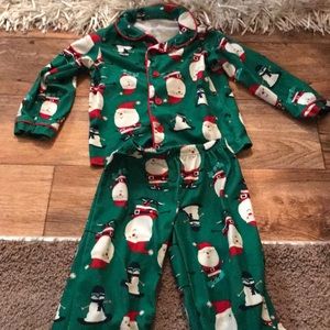 Toddler Santa pajamas