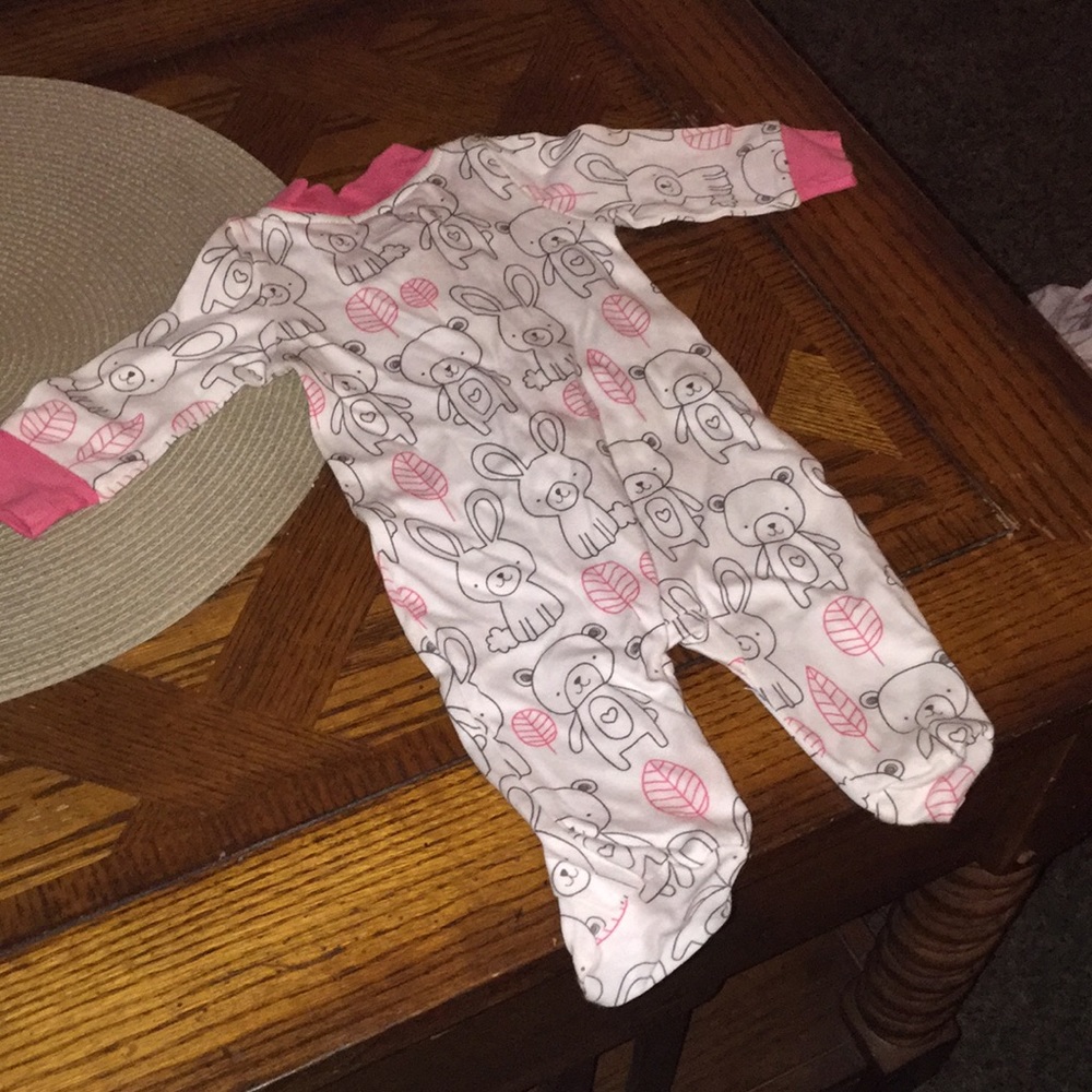 A white baby sleeper