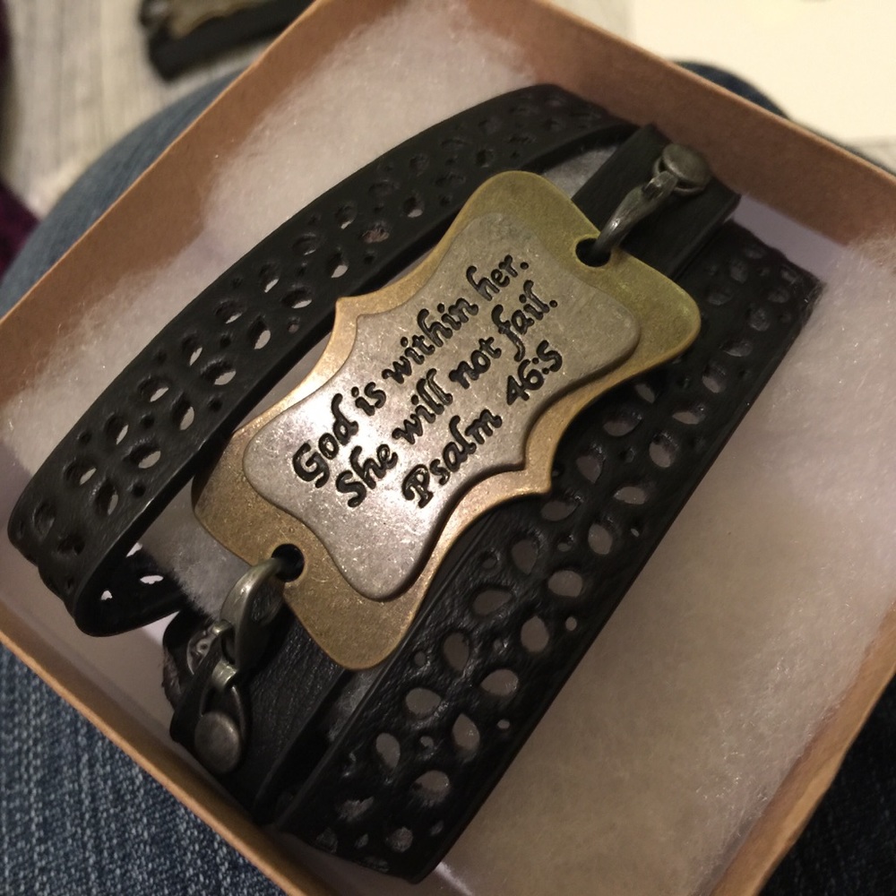 👩🏼🎨Handmade inspiration wrap leather bracelet - Picture 8 of 8