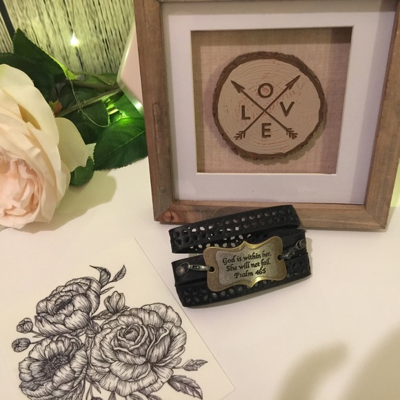 👩🏼‍🎨Handmade inspiration wrap leather bracelet - Picture 4 of 8