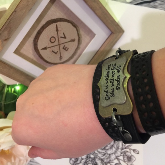 👩🏼‍🎨Handmade inspiration wrap leather bracelet - Picture 5 of 8